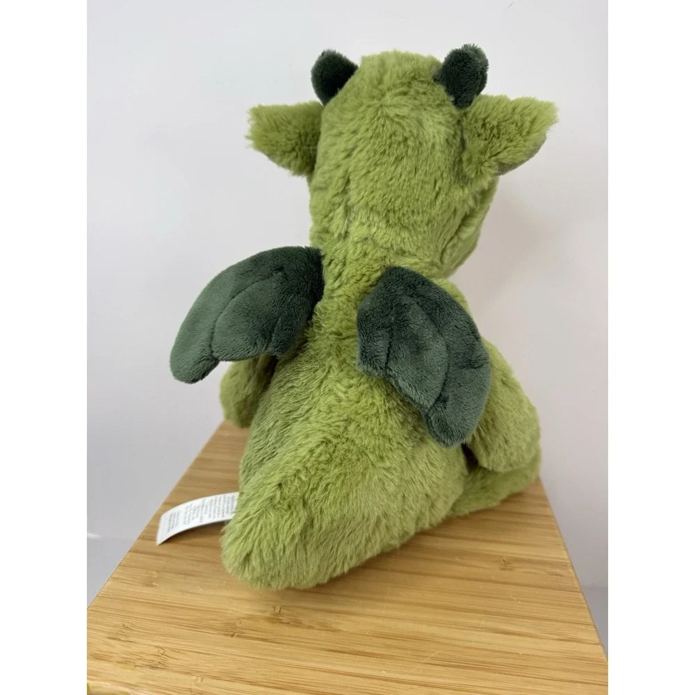 Carters Green Dragon Plush Wings Baby Lovey Nursery Toy 12